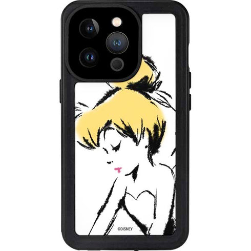 Disney Tinker Bell Dreamer Ink Art iPhone 15 Pro Waterproof Case
